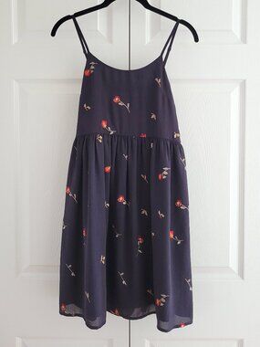 EUC Madewell embroidered babydoll cami dress